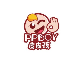 皮皮孩 ppb0y童鞋童装商标设计方案1