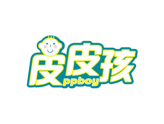 皮皮孩 ppb0y童鞋童装商标设计方案5
