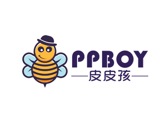 皮皮孩 ppb0y童鞋童装商标设计方案19