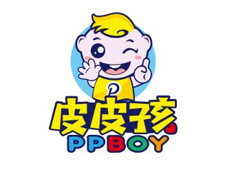 皮皮孩 ppb0y童鞋童装商标设计方案28