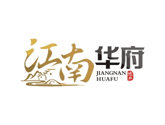 江南华府房地产开发商标设计方案11