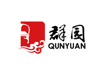 群园实木家具标志设计方案4