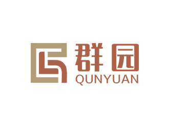 群园实木家具标志设计方案16