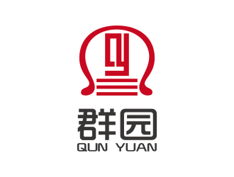 群园实木家具标志设计方案29