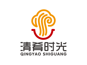 清肴时光快餐厅logo方案7