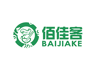 佰佳客（大食堂）商标设计方案10